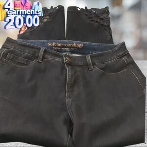 Soft surroundings jeans size 4P
